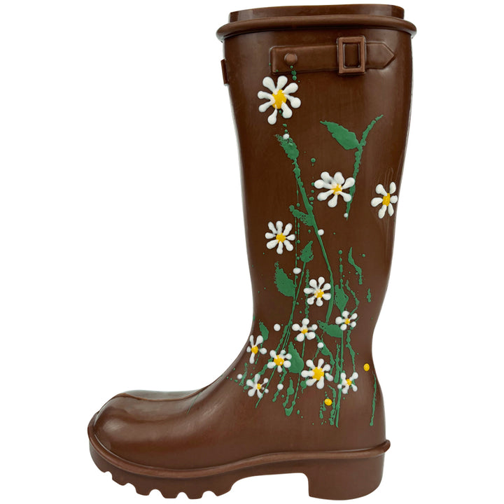 Chocolate Rubber Boot, Only available for purchase in our retail stores.