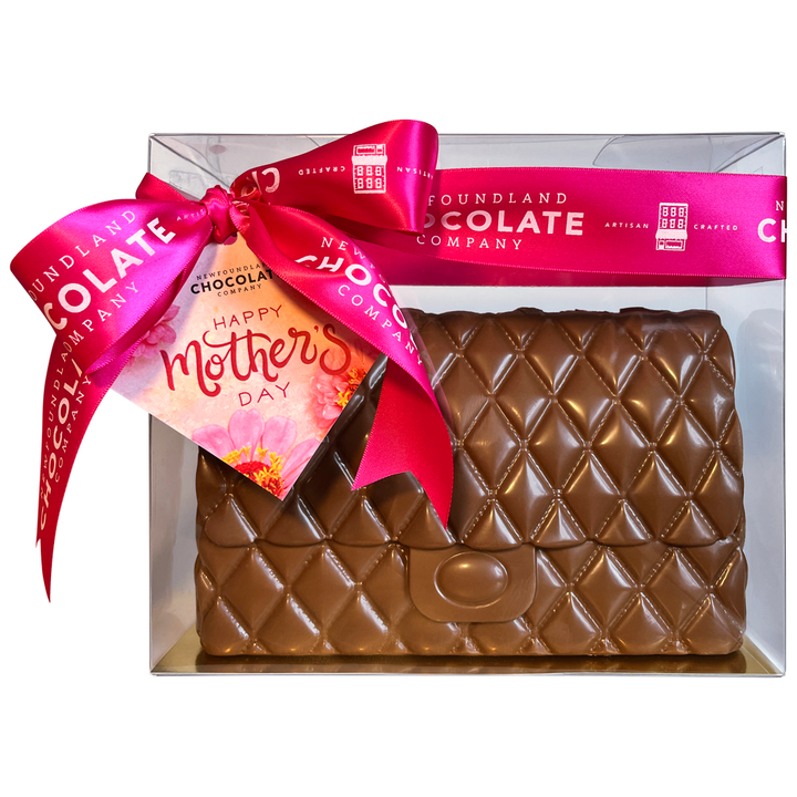 CHOCOLATE PURSE  ONLY AVAILABLE FOR  PURCHASE IN OUR  RETAIL STORES.