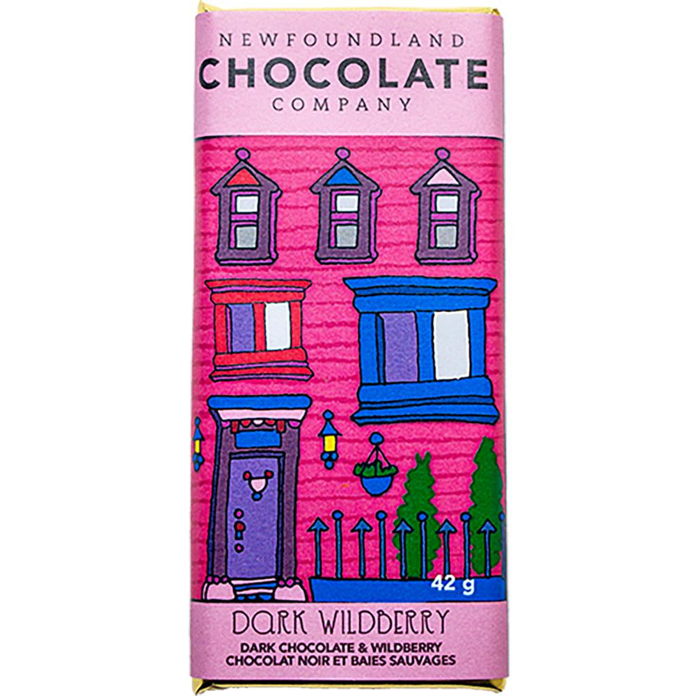 Dark Wildberry Chocolate Bar Newfoundland Chocolate Company