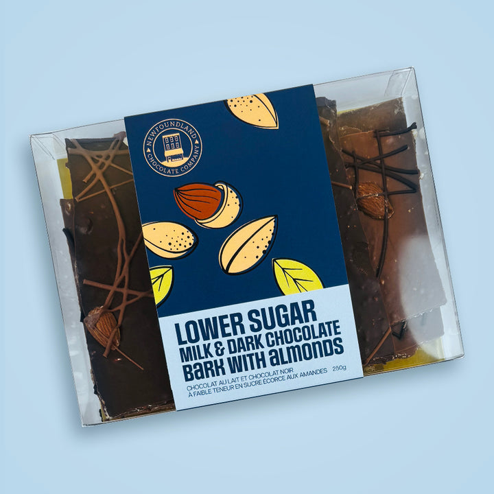 Lower Sugar Chocolate Bark