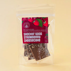 Snack Size Strawberry Cheesecake Bark