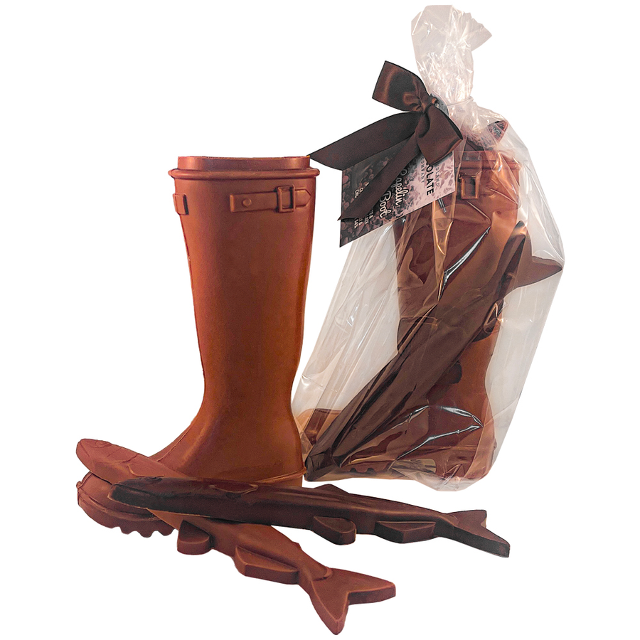CAPELIN IN A BOOT, ONLY AVAILABLE FOR PURCHASE  IN OUR RETAIL STORES