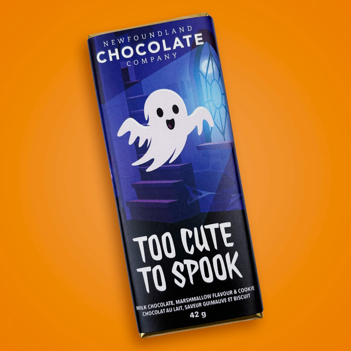 Too Cute to Spook Milk Chocolate with Marshmallow Flavour and Cookie