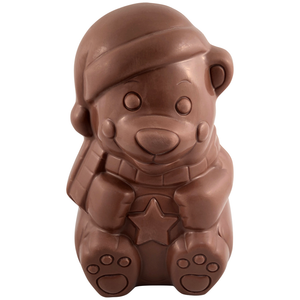 HOLLOW CHRISTMAS BEAR, AVAILABLE FOR PURCHASE IN OUR RETAIL STORES ONLY.