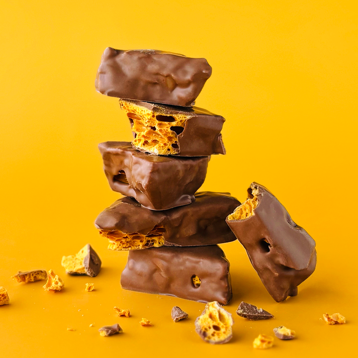 MILK CHOCOLATE HONEYCOMB