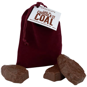 BAG OF MILK CHOCOLATE COAL