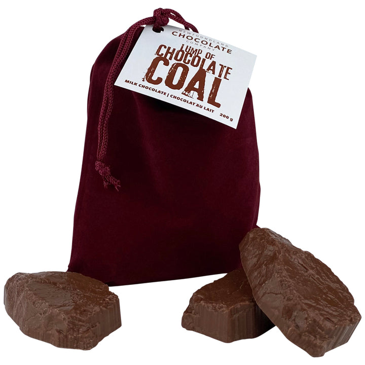 BAG OF MILK CHOCOLATE COAL
