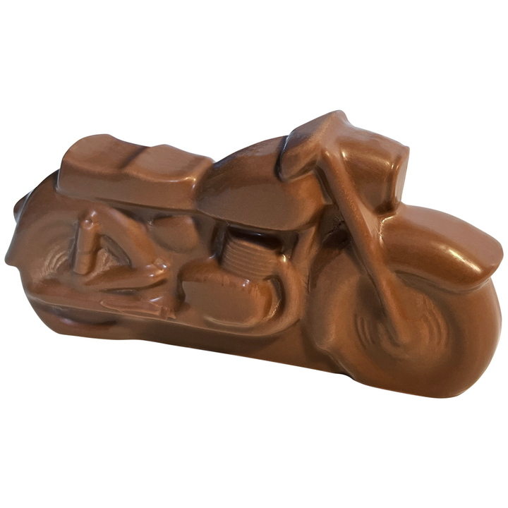 CHOCOLATE  MOTOCYCLE, ONLY  AVAILABLE FOR PURCHASE OR PICK UP IN OUR RETAIL STORES.