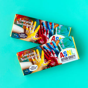 AUTISM SOCIETY DARK CHOCOLATE BAR
