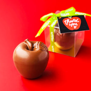 HOLLOW MILK CHOCOLATE APPLE FOR TEACHER