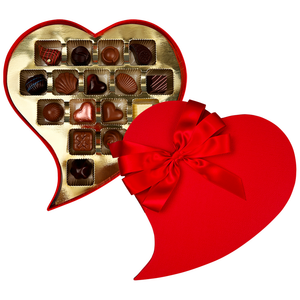 Whimsical Heart  Chocolate Selection