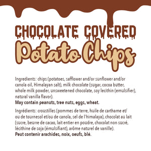 Milk Chocolate Covered Potato Chips