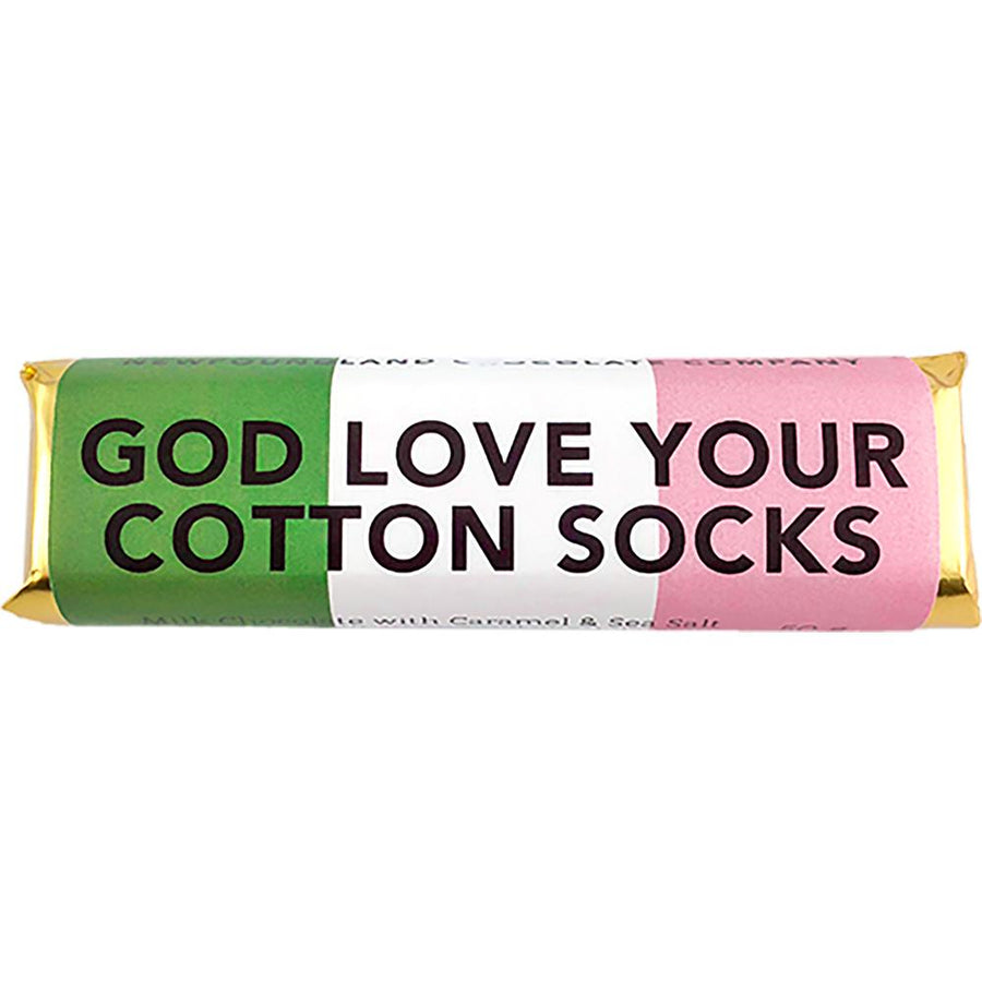 God Love Your Cotton Socks NL Sayings Bar