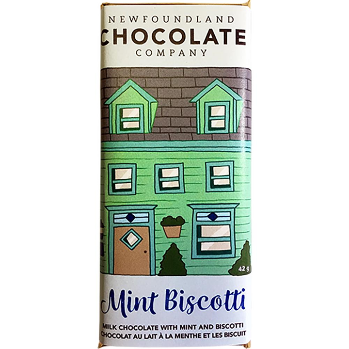 Mint & Biscotti Milk Chocolate Row House Bar