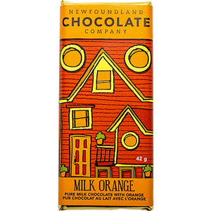 Milk Orange Chocolate Bar