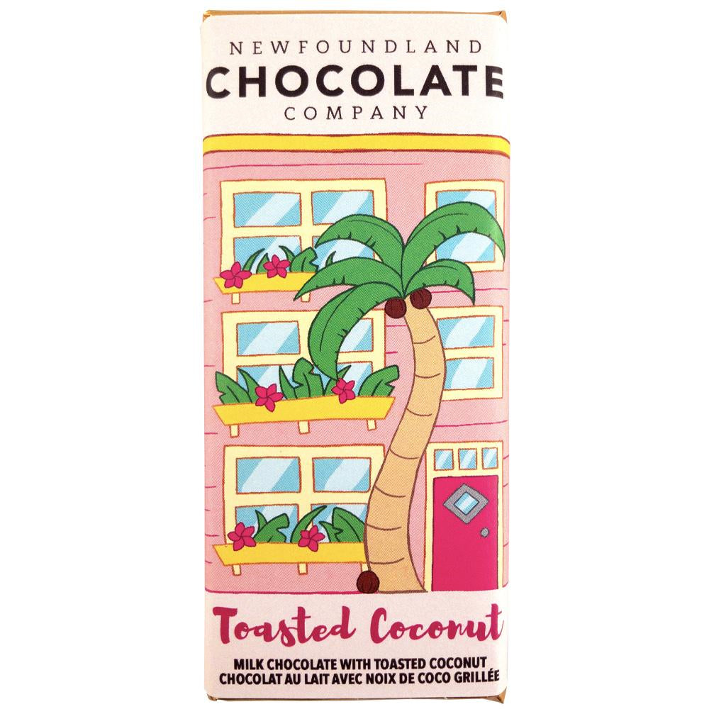 Toasted Coconut Chocolate Bar Newfoundland Chocolate Company